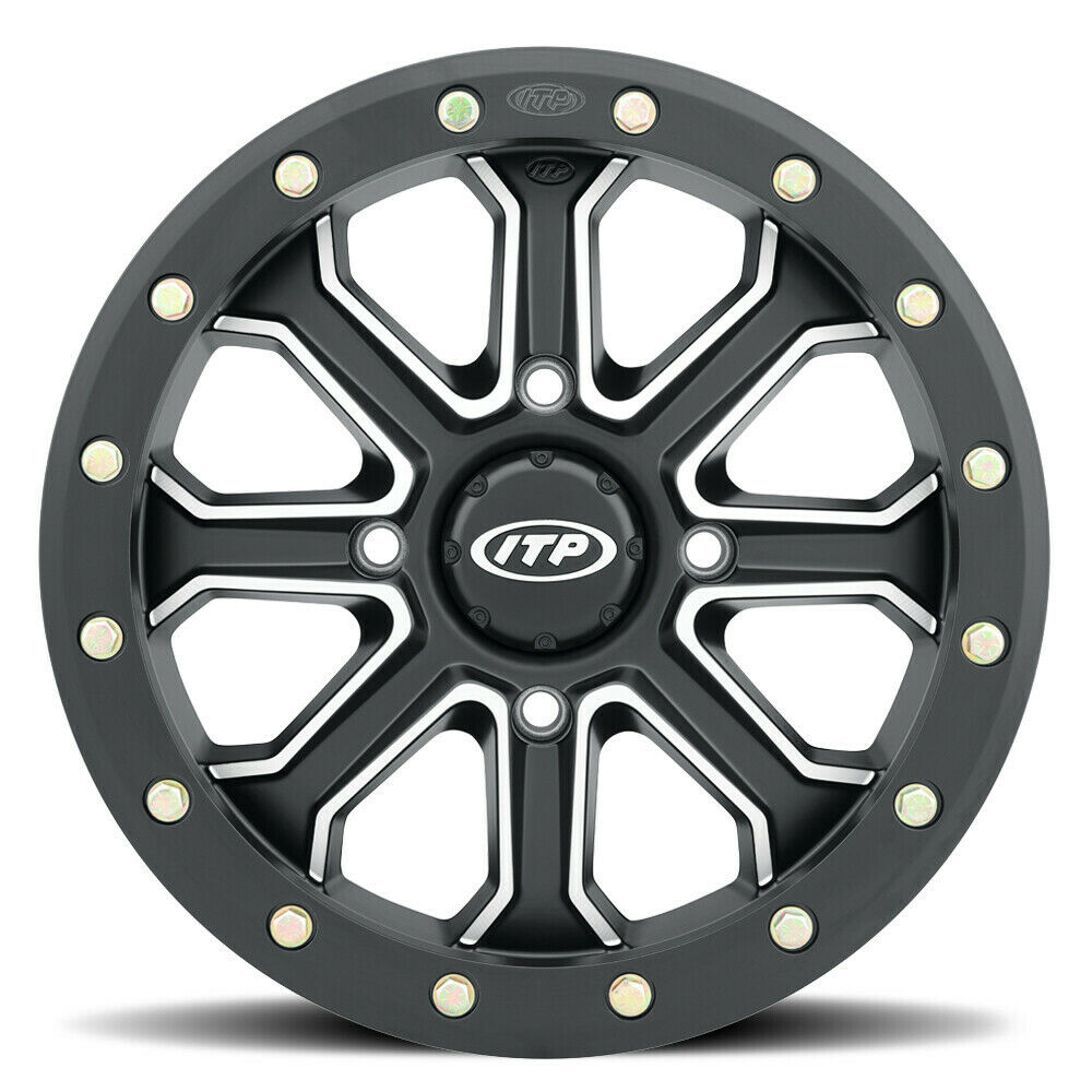 ITP INERTIA 14X7 4/156 5+2 MAT BLACK