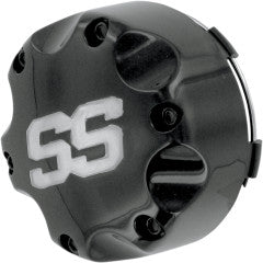 Rato dangtelis CENTER CAP SS ALLOY 4/110 & 4/115 BLACK (1vnt)