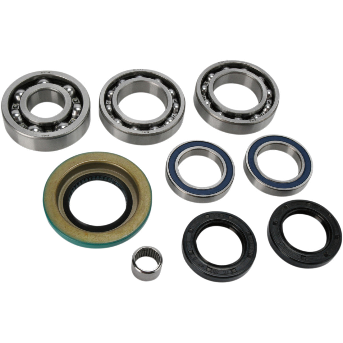 Riebokšlių ir guolių rinkinys priekis differential bearing and seal kit front can am
