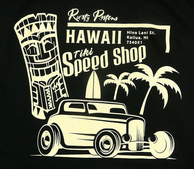 Palaidinė RUSTY PISTONS HAWAII MOTERIMS – nuotrauka 4