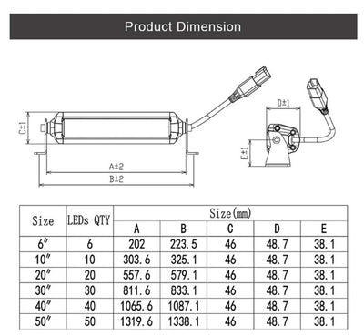 AURORA LED 10 (25,4cm) SU OPTINIU lešiu – nuotrauka 2