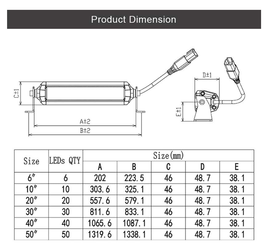 AURORA LED 10 (25,4cm) SU OPTINIU lešiu – nuotrauka 2