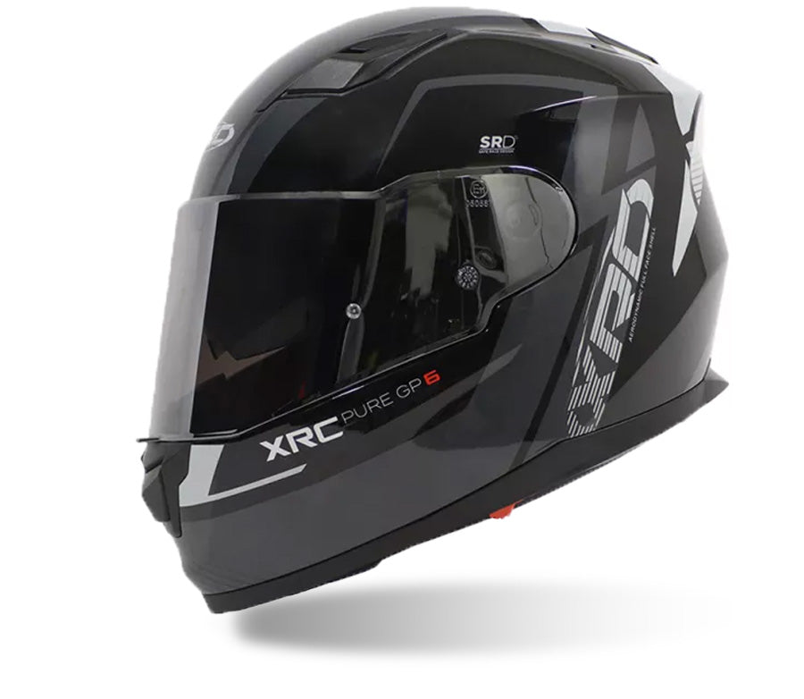 Šalmas XRC PURE GP 6 JUODAS/PILKAS