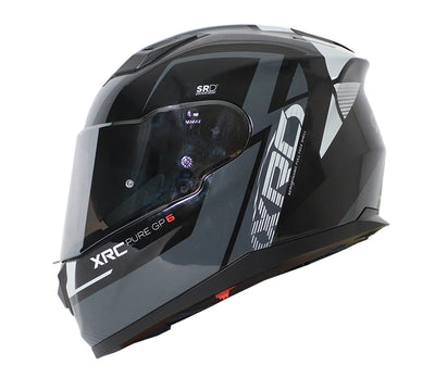 Šalmas XRC PURE GP 6 JUODAS/PILKAS