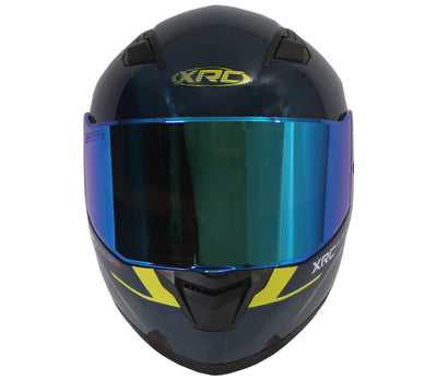 Šalmas XRC PURE GP 6 MĖLYNAS/GELTONAS FLUO 
