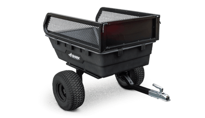 PRIEKABA SHARK ATV TRAILER GARDEN 300S SU paaukštinimais JUODA