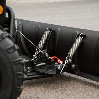 Universalus SNIEGO PEILIS SHARK 150 CM GREITO fiksavimo JUODAS – nuotrauka 3
