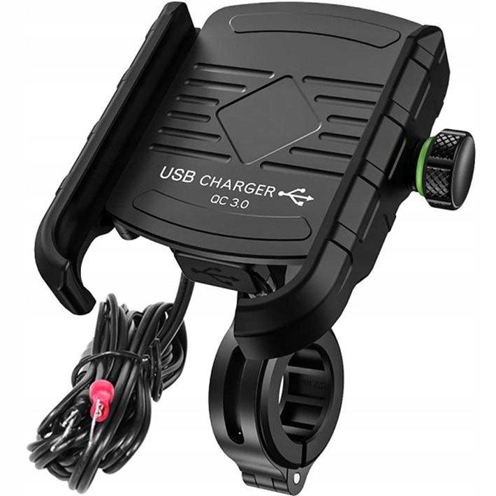 TELEFONO laikiklis EXTREME STYLE SU USB pakrovimo JUNGTIMI
