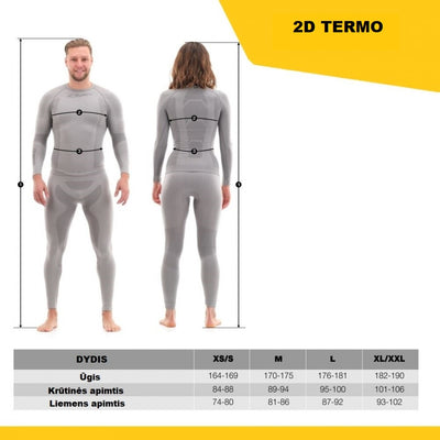  TERMO KOMPLEKTAS DRAGONFLY 2D JUODAS UNISEX
