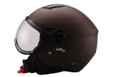 Šalmas VITO JET MODA MATINIS RUDAS – nuotrauka 4
