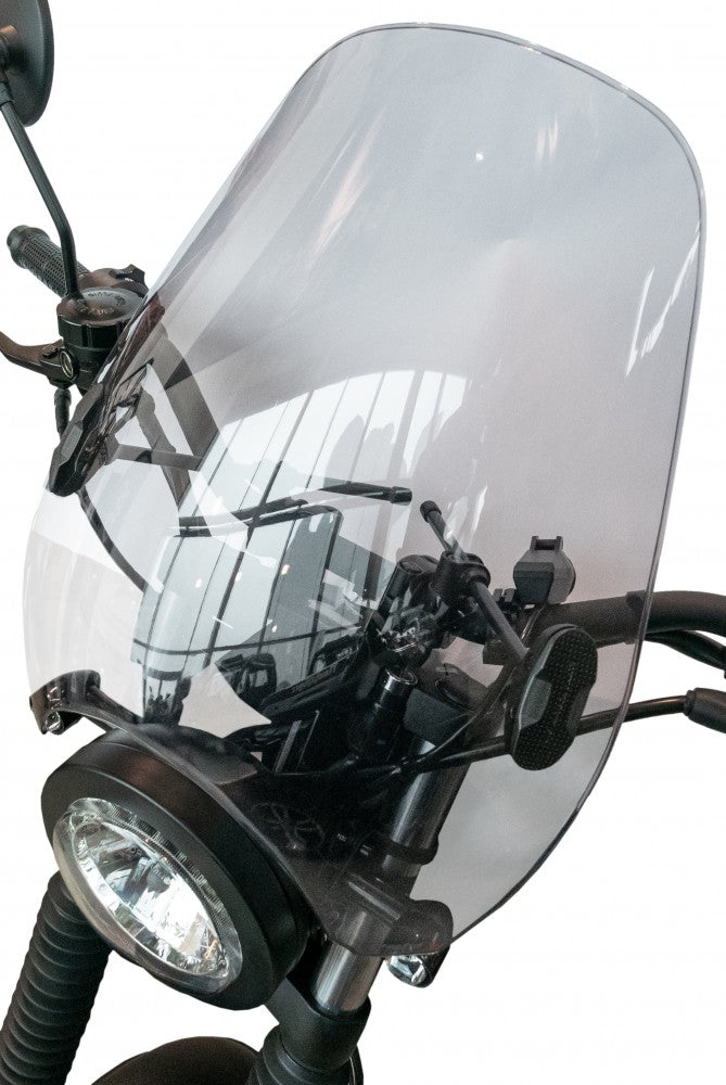 Priekinis PUIG STIKLAS motociklui CUSTOM II SMOKE universalus – nuotrauka 3