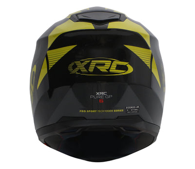 Šalmas XRC PURE GP 6 JUODAS/GELTONAS FLUO 
